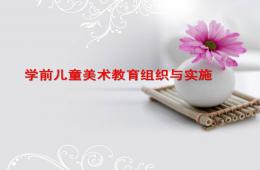 幼儿园学前儿童美术教育组织与实施剖析PPT课件