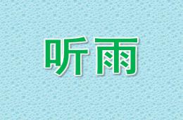 大班语言听雨PPT课件