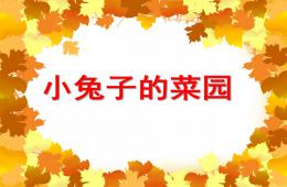 中班音乐小兔子的菜园PPT课件