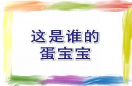 小班科学这是谁的蛋宝宝PPT课件
