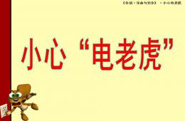 中班健康可怕的电老虎PPT课件