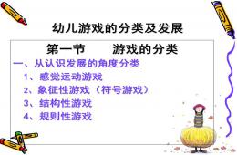 幼儿游戏的分类PPT课件