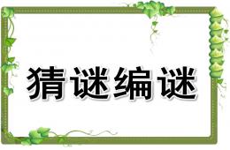 大班语言猜谜编谜PPT课件