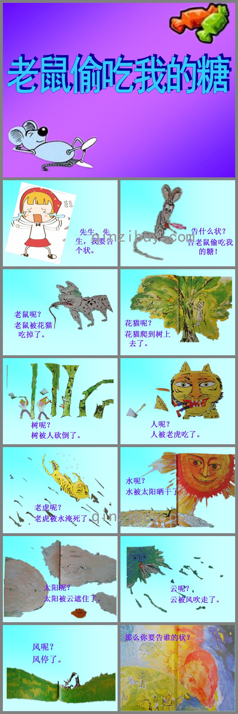 小班语言老鼠吃我的糖PPT课件