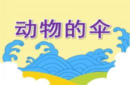 小班语言动物的伞PPT课件