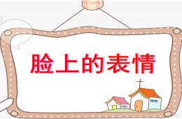 中班健康脸上的表情PPT课件