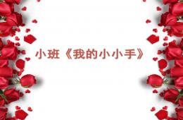 小班手指游戏我的小小手PPT课件