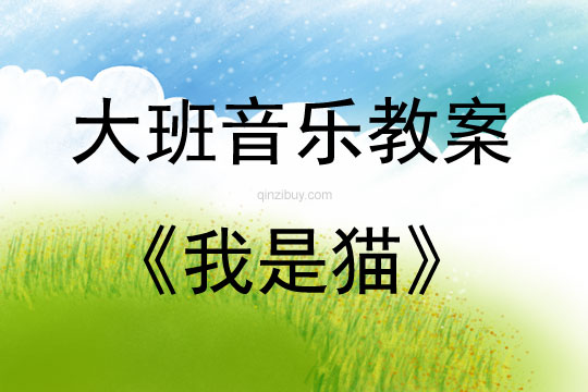 大班音乐活动教案：我是猫教案(附教学反思)