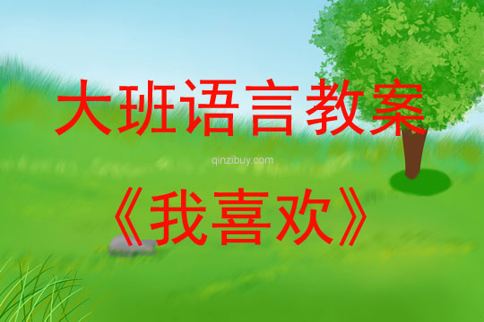大班语言我喜欢教案反思