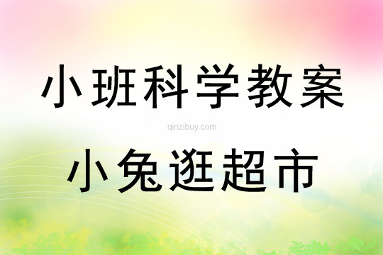 幼儿园小班科学活动设计：小兔逛超市小班科学活动设计：小兔逛超市