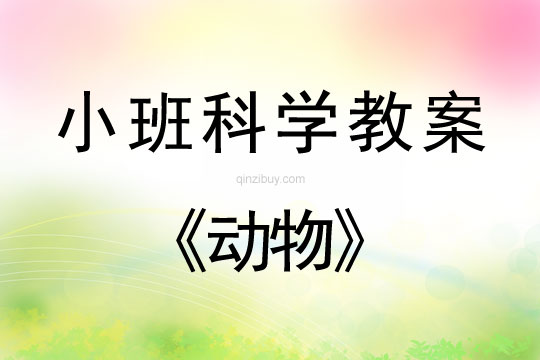 小班科学活动教案：动物教案