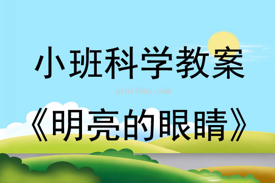 幼儿园小班科学教案：明亮的眼睛小班科学教案：明亮的眼睛