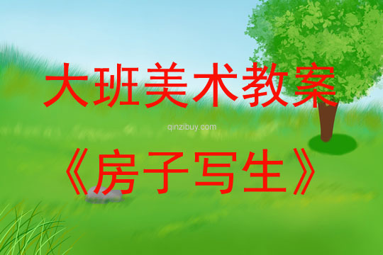 大班美术房子写生教案反思