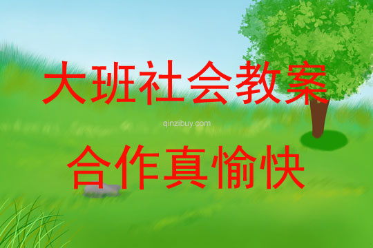 大班社会活动教案：合作真愉快教案(附教学反思)
