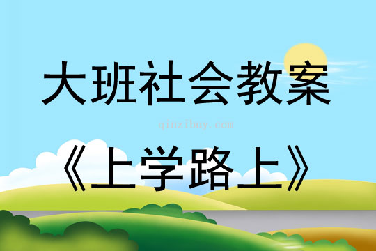 大班社会活动上学路上教案反思