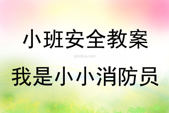 小班消防安全我是小小消防员教案反思