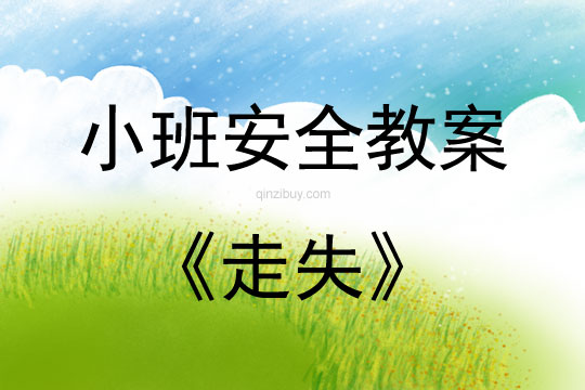 小班安全活动教案：走失教案
