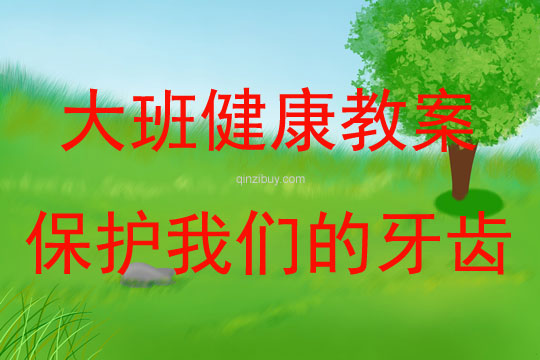 大班健康活动教案：保护我们的牙齿教案(附教学反思)