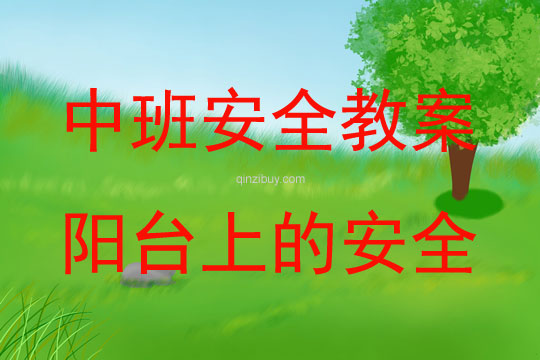 中班安全阳台上的安全教案反思