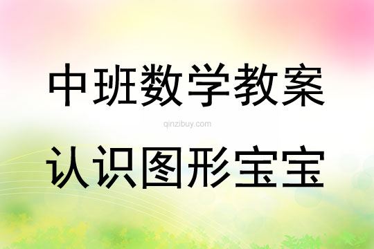 中班数学活动认识图形宝宝教案反思