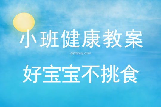 小班健康好宝宝不挑食教案反思