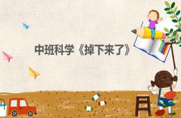 中班科学掉下来了PPT课件