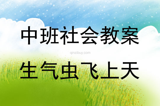 中班社会活动教案：生气虫飞上天教案(附教学反思)