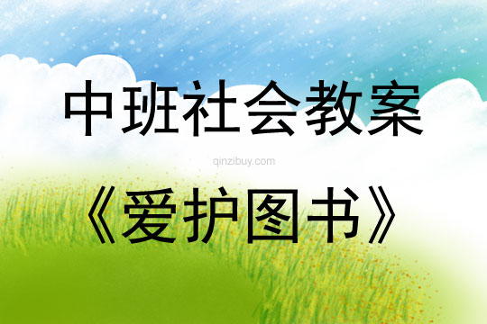 中班社会爱护图书教案反思