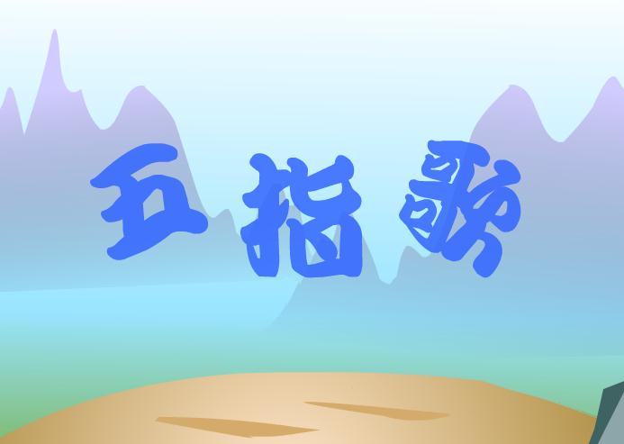 幼儿儿歌五指歌 一二三四五FLASH课件动画