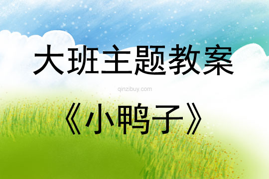 大班折纸活动小鸭子教案反思