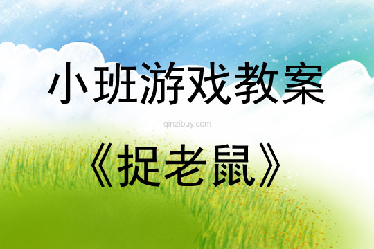 小班游戏捉老鼠教案