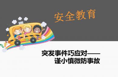 幼儿园突发事件巧应对：谨小慎微防事故PPT课件