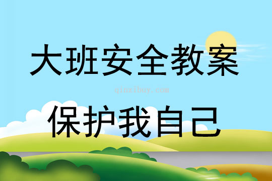 幼儿园大班安全保护我自己教案反思