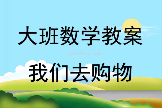大班数学我们去购物教案反思