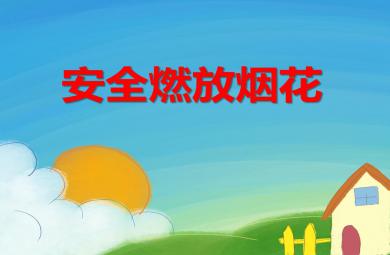 大班安全活动安全燃放烟花PPT课件