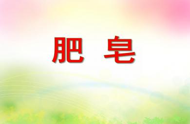 中班科学常识肥皂PPT课件