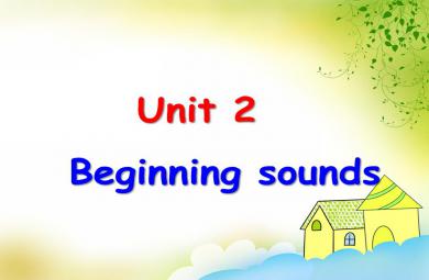 剑桥少儿英语Beginning sounds PPT课件