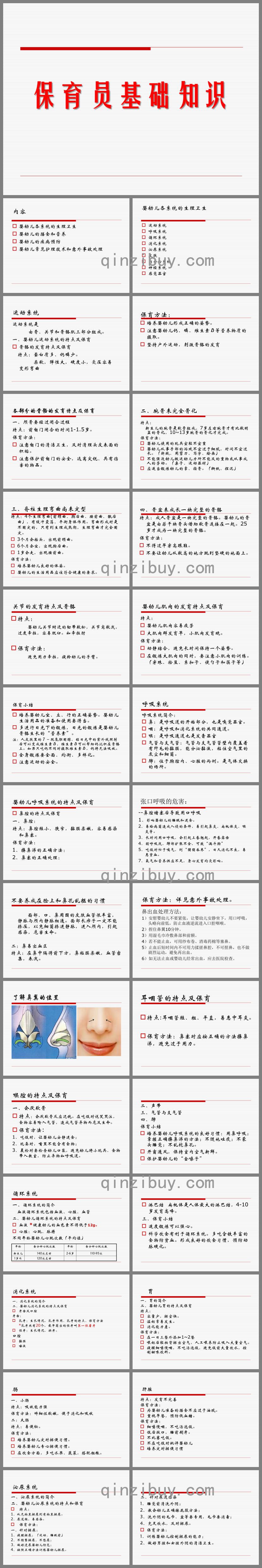保育员基础知识PPT课件