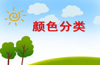 小班数学活动颜色分类PPT课件