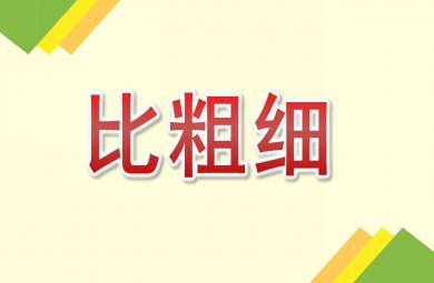 中班数学比粗细PPT课件