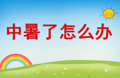 幼儿园中暑了怎么办PPT课件