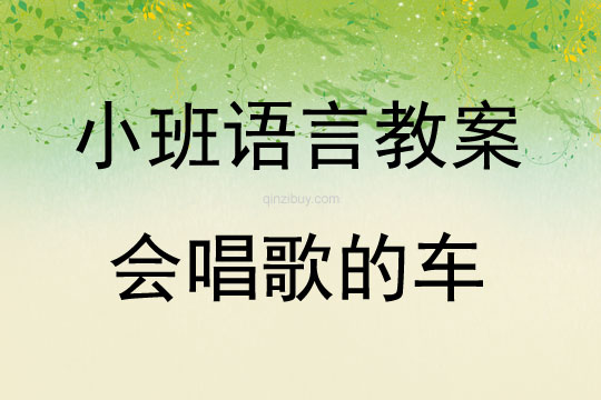 小班语言活动会唱歌的车教案反思