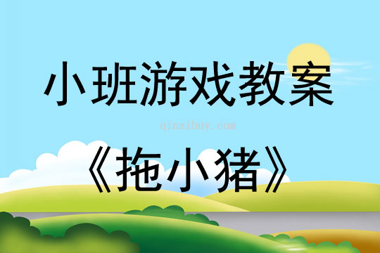 小班体育游戏拖小猪（拖物走）教案反思