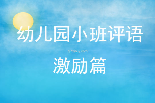 幼儿园小班评语激励篇