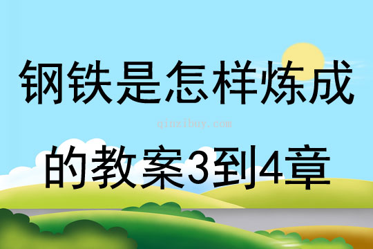 钢铁是怎样炼成的教案3到4章