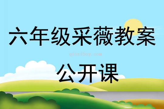 六年级采薇教案 公开课