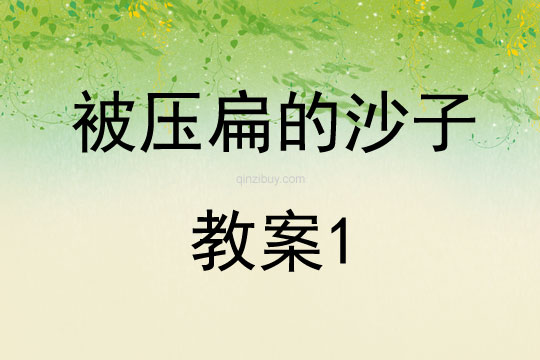 被压扁的沙子教案1