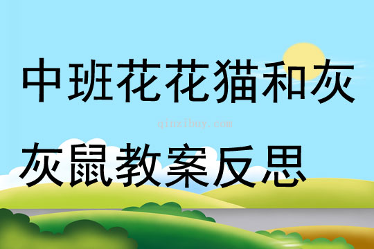 中班语言花花猫和灰灰鼠教案反思