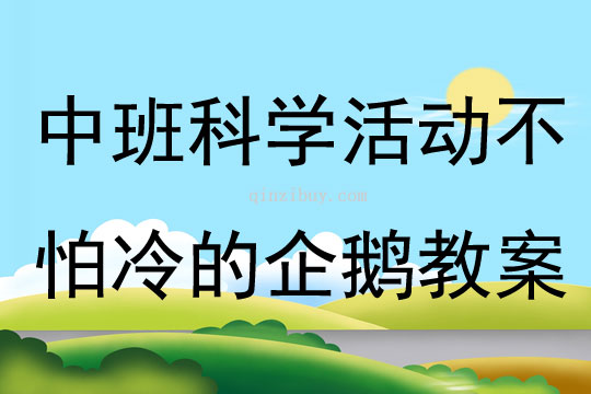 中班科学活动不怕冷的企鹅教案