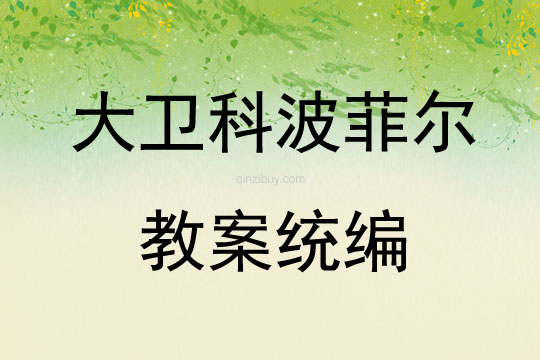 大卫科波菲尔教案统编